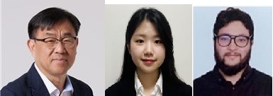 (왼쪽부터) 전상민 교수, 석사과정 이정은 씨, 타우시프와니 연구원