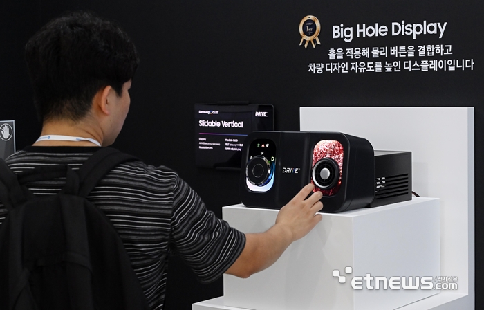 [포토] 차량 속 디스플레이 기술은