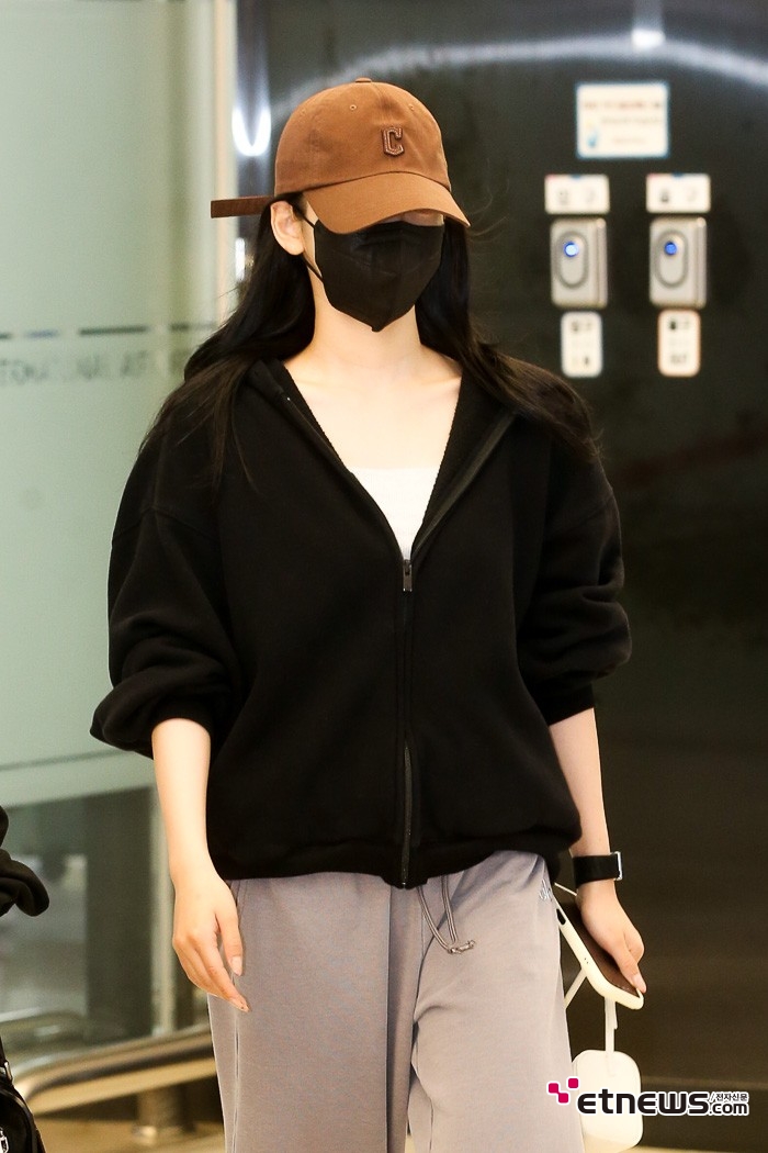 [ET포토] 에스파 닝닝, '마스크 뚫고 나오는 미모'