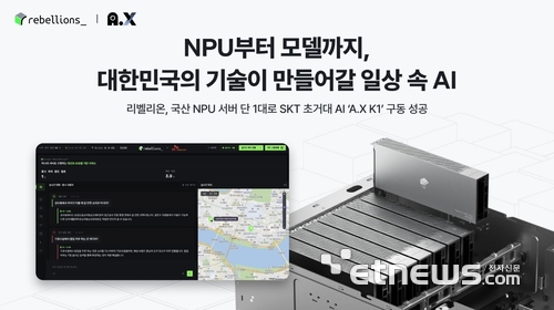A.X K1 데모 영상 캡처. (사진=리벨리온)