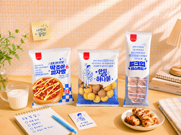'비스포크빵' 3종 제품 이미지. 〈자료 삼립〉