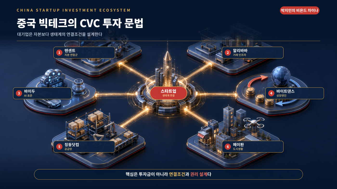 [테크 차이나] 투자하고 인수하고 생태계에 묶는다…중국 빅테크 CVC 진짜 문법 [박지민의 비욘드 차이나]
