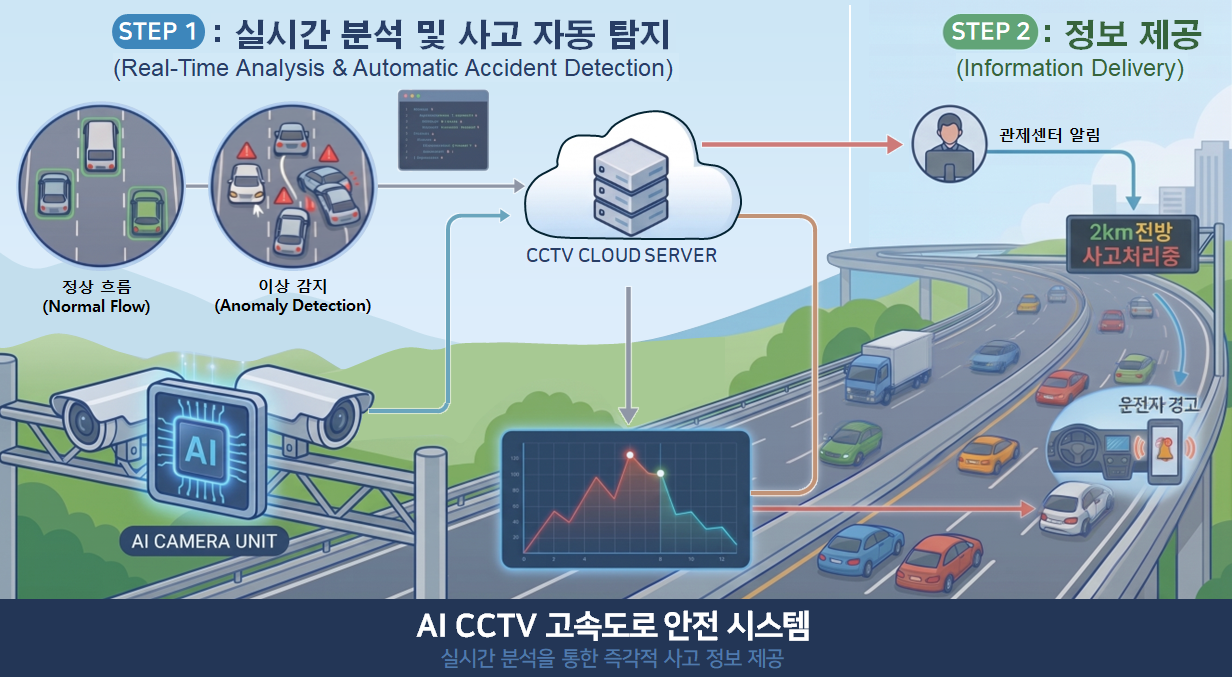 AI CCTV 시스템 . (자료=한국도로공사)
