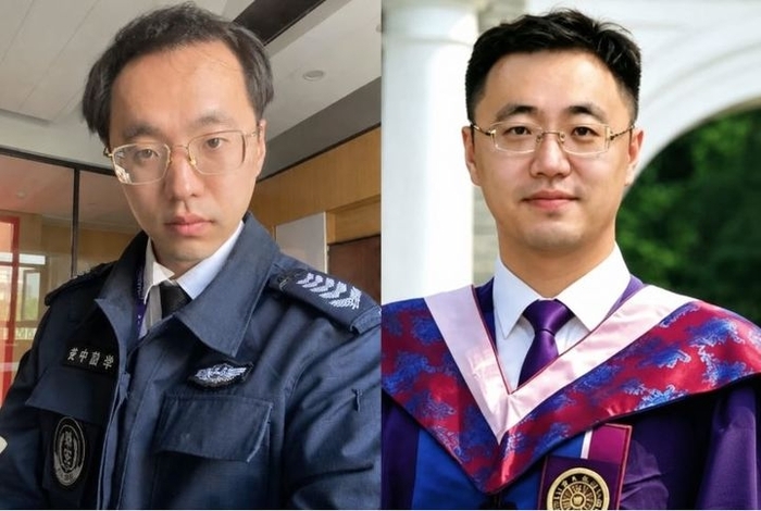 청소부와 경비원으로 생계를 이어가며 8번 도전 끝에 명문 칭화대 대학원에 합격한 양샤오씨. 사진=더우인 캡처