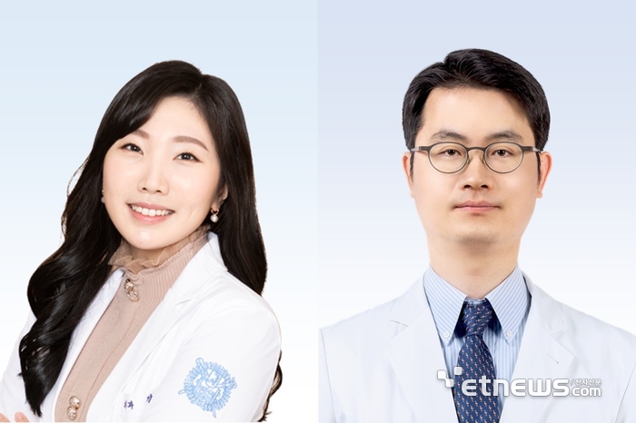 분당서울대병원 강소현 외과 교수(왼쪽)와 김진원  혈액종양내과 교수. 분당서울대병원 제공.