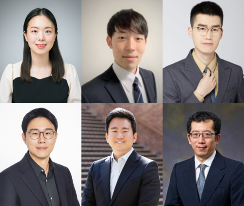 (위, 왼쪽부터) 성균관대학교 유선빈 교수, 후쿠오카대학 쿠마가이 준야(Junya Kumagai) 교수, 베이징 사범대학 정룽페이(Zheng Longfei) 교수, (아래, 왼쪽부터) 고려대학교 김성후 교수, 홍콩이공대 정해영 교수, 베이징사범대-홍콩침례대 장정(Chang Zheng) 교수(사진=성균관대)