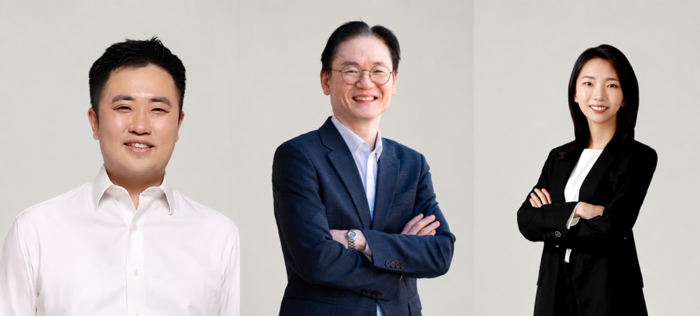 (사진 왼쪽부터) 가톨릭대 고태훈 교수, 연세대 이인석 교수, 고려대 전민지 교수.