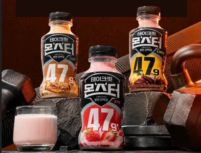 단백질 47g '테이크핏 몬스터 딸기맛' 신제품 이미지. 〈자료 남양유업〉