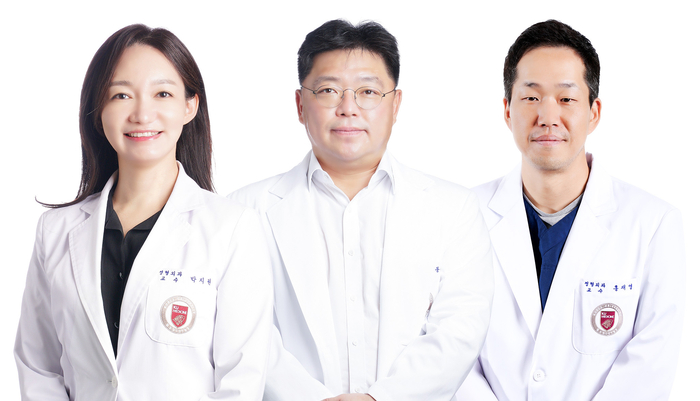 (왼쪽부터) 고려대 안산병원 정형외과 박지원, 서동훈, 홍재영 교수.