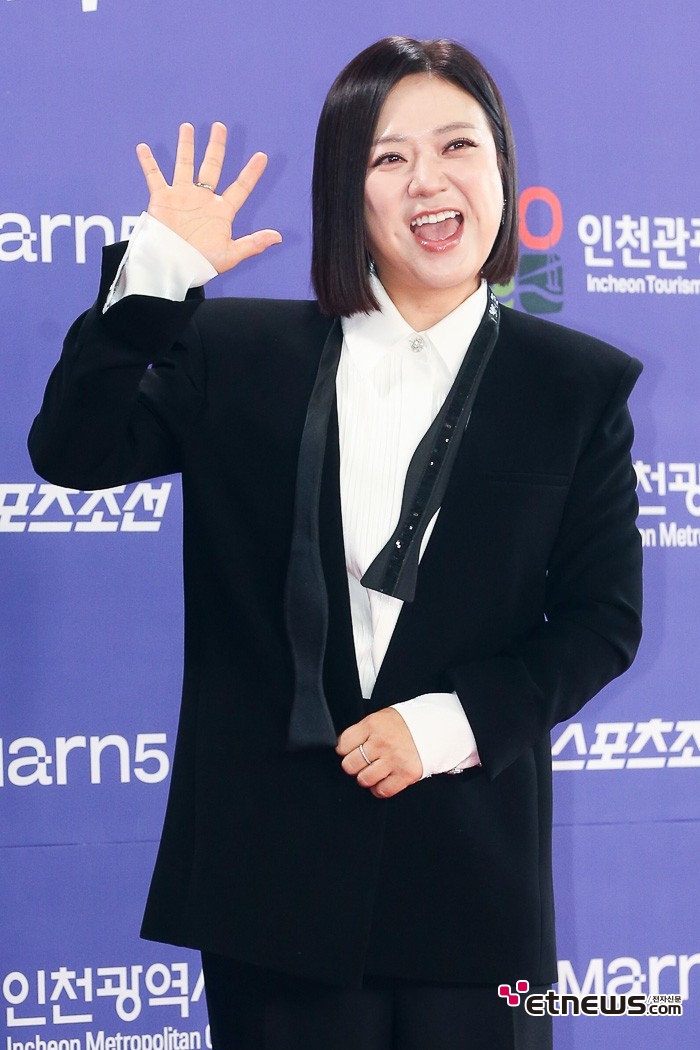 [ET포토] 김숙, '방긋 인사'