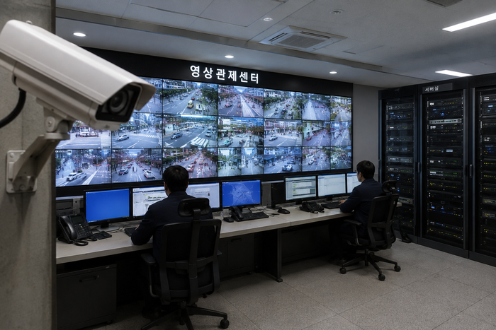 공공 AI CCTV 전환 사업을 둘러싸고 입찰 규격의 공정성 논란이 일고 있다. 사진은 AI이미지