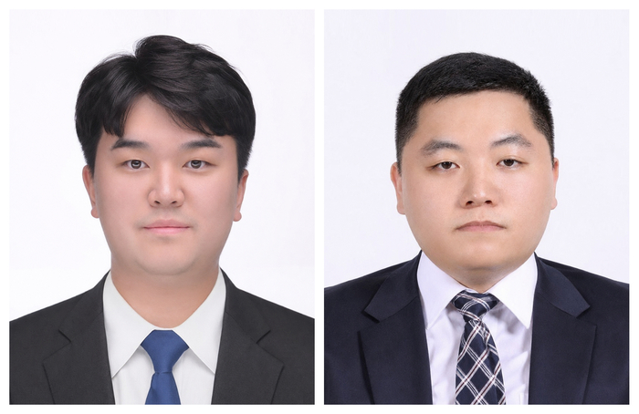 (왼쪽부터)신유준 교수와 우성호 교수