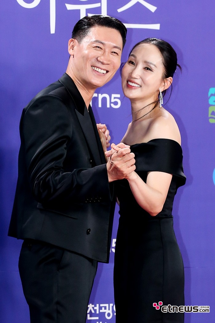 [ET포토] 진선규-박보겸, '행복한 투샷'