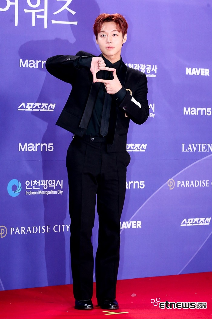 [ET포토] 박지훈, '시그니처 포즈'