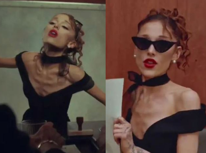 뮤직비디오 속 아리아나 그란데 모습. 사진=유튜브 'Ariana Grande' 채널 캡처