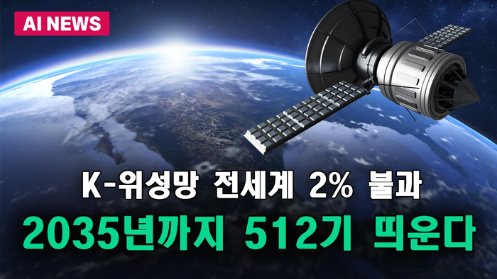 K위성망 2035년까지 512기 띄운다