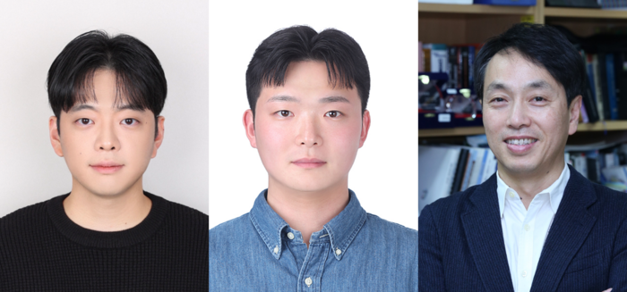 김현재 연세대 교수(오른쪽부터), 김범수 연세대 석박통합과정생, 안종빈 연세대 박사. 〈사진 김현재 교수 연구팀 제공〉