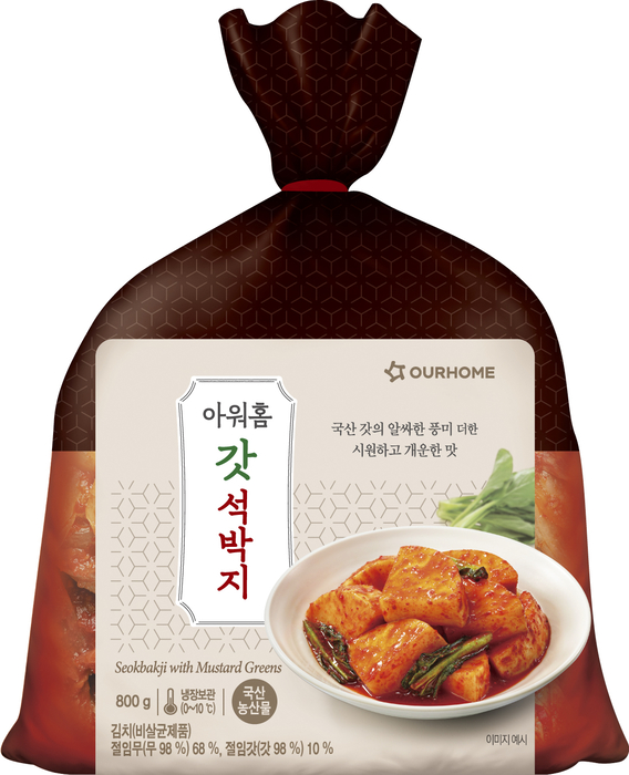 아워홈 갓석박지 800g  제품 이미지. 〈자료 아워홈〉