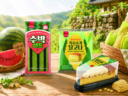 삼립, 수박·초당옥수수 활용한 여름 디저트 3종 출시