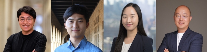 박용근 교수 연구실 동문들의 현재. 사진 왼쪽부터 조상연 라이스대 조교수, 조영주 UC 버클리 조교수, 이서은 일라이 릴리 연구원, 박용근 KAIST 교수.