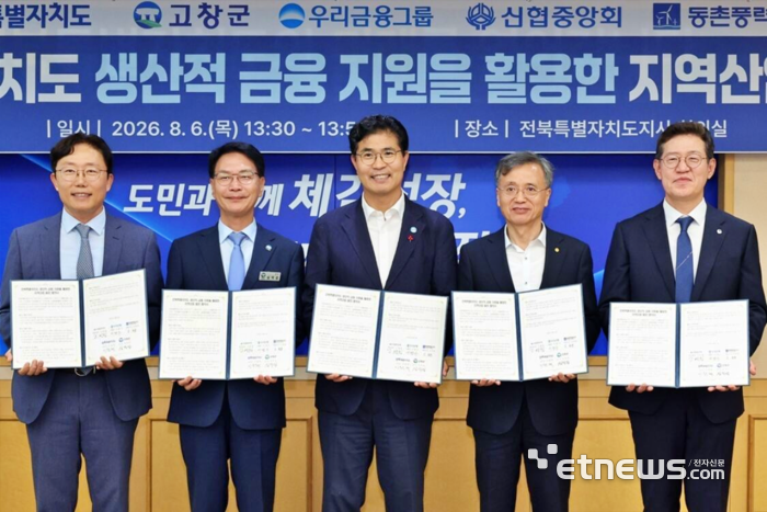 우리은행, 4000억원 규모 고창해상풍력 금융주선…전북 생산적 금융 확대