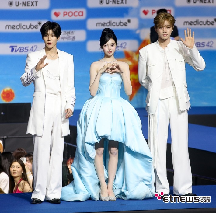 [ET포토] 시온-이안-성찬, '2026 SBS 써머의 3MC'