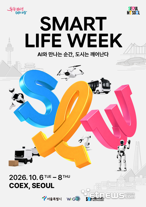 서울시와 세계스마트시티기구(WeGO)가 공동 주최하는 '스마트라이프위크(SLW)' 포스터. 서울시 제공