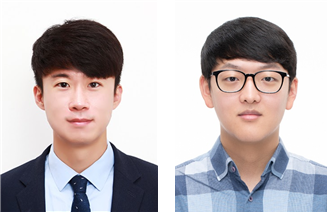 왼쪽부터 김영훈 한양대 교수와 이진규 에너지공학과 석·박사통합과정생.(사진=한양대)