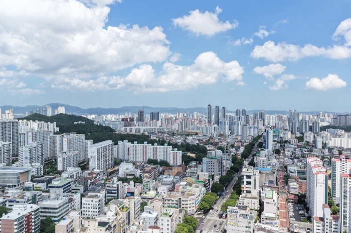 사진: 울산시 옥동 전경. 사진=동원개발