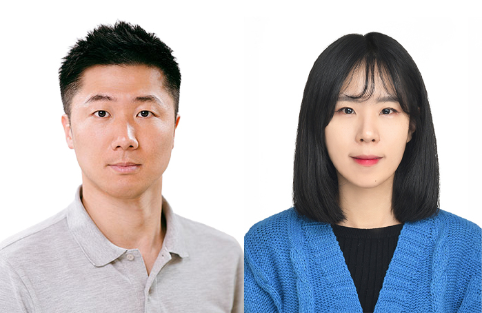 김상륜 교수(왼쪽), 오희정 석박통합과정생.