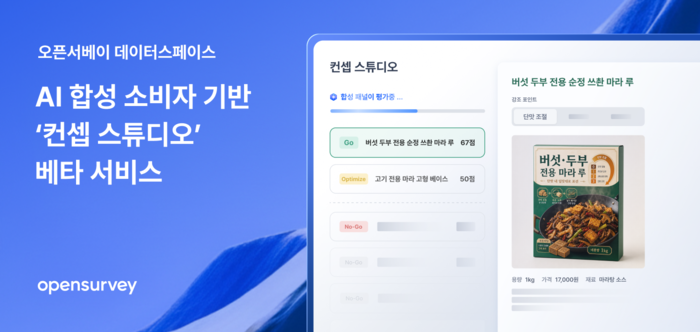 데이터스페이스 내 컨셉 스튜디오 예시 이미지. [사진=오픈서베이 제공]