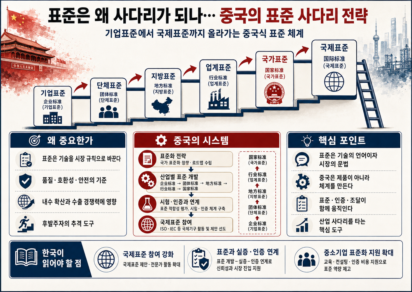 [테크 차이나] 제품보다 먼저 표준을 잡는다…중국식 '표준 사다리' 작동법 [박지민의 비욘드 차이나]