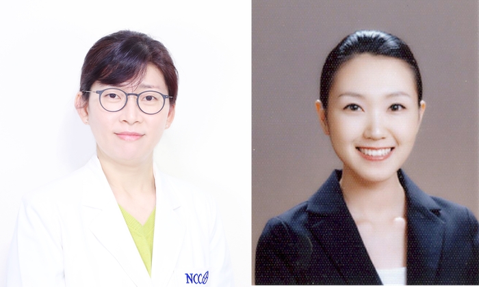국립암센터 유방암센터 정소연 센터장(왼쪽)과 국립암센터 데이터결합팀 김현진 팀장