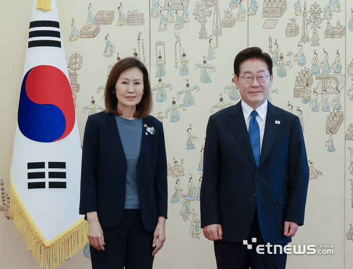 [포토] 이재명 대통령과 주한 미국 대사