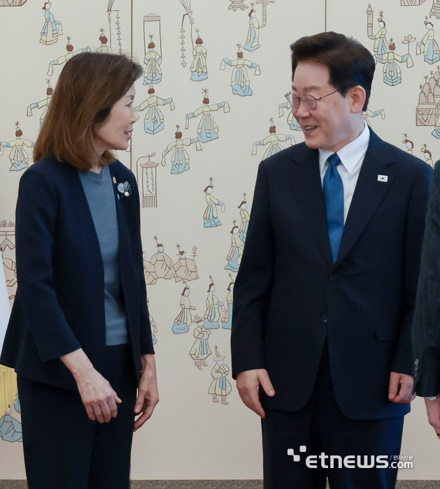 [포토] 이재명 대통령과 주한 미국 대사