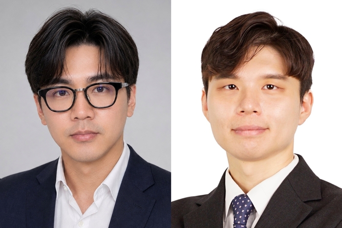 DGIST 로봇및기계전자공학과 유재석 교수(왼쪽)와 박경서 교수