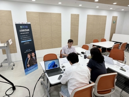 6월 19일 청년창업센터에서 진행된 FNCSP 기업진단 컨설팅 현장. 사진=벡스인텔리전스
