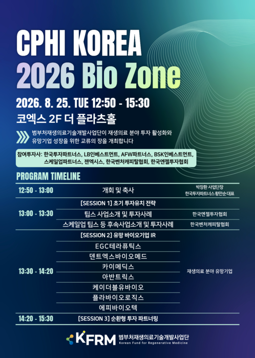 CPHI KOREA 2026 포스터.