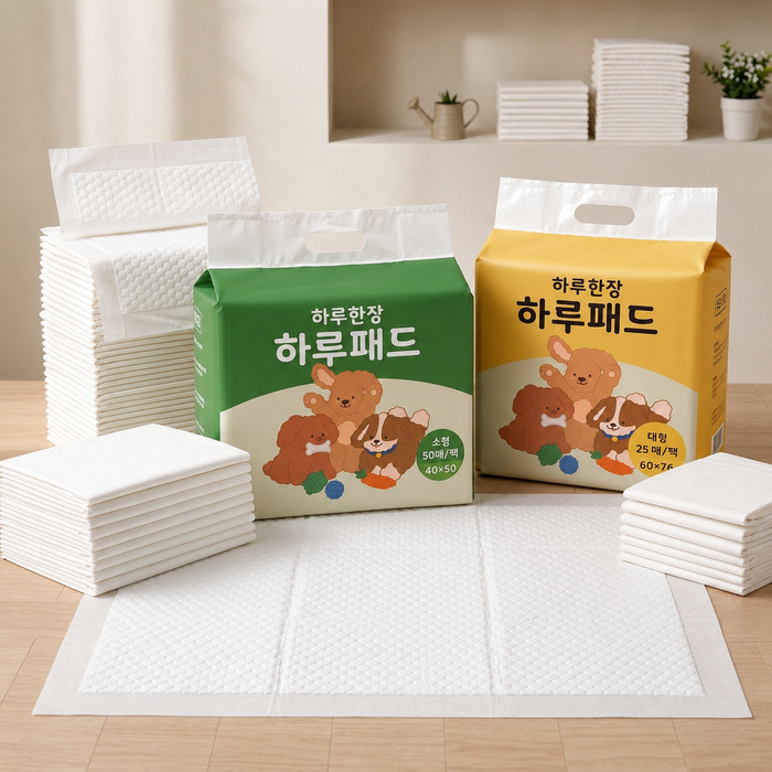 [마이펫페어] 자인앤파트너스, 국내 생산 프리미엄 배변패드 '하루패드' 소개