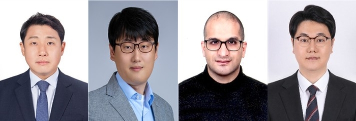 왼쪽부터 서동한 교수, 김영진 교수, 알리 아부-엘란와르 박사, 김선우 박사.