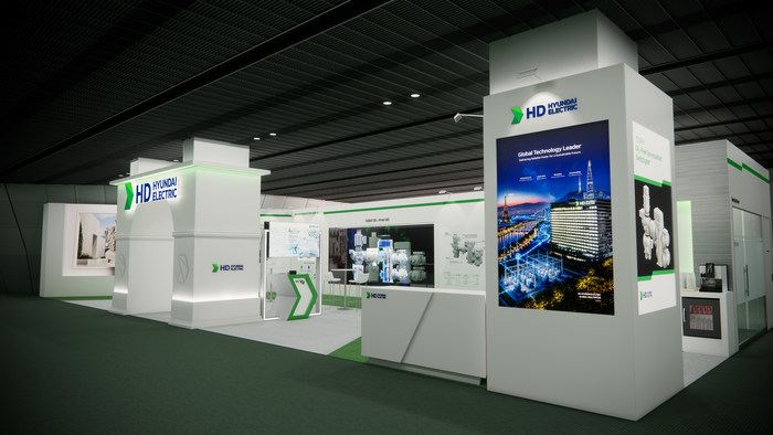HD현대일렉트릭 'CIGRE 파리 세션 2026' 부스 조감도. HD현대일렉트릭 제공