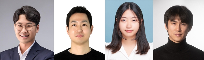 김명수·김병조 UNIST 교수팀(왼쪽부터 김명수 교수, 김병조 교수, 김다현 연구원, 연펑자오 연구원)