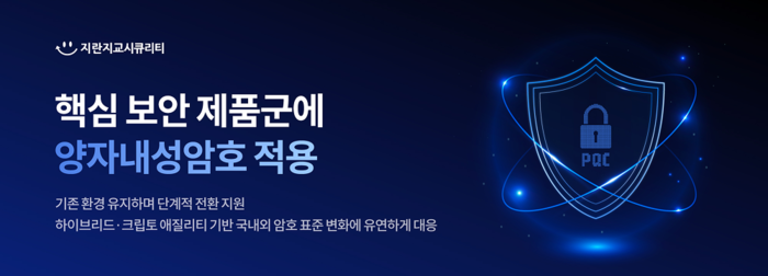 지란지교시큐리티, 핵심 보안 제품군에 PQC 적용