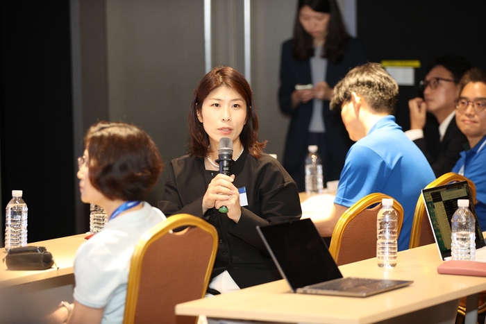 오리온 한국 델 테크놀로지스 전무가 발언하고 있다.
