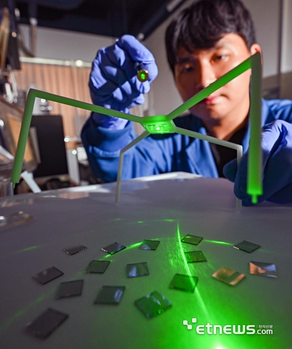 [포토] KAIST, 나노입자가 만든 '인공 지문'…빛으로 진위 확인