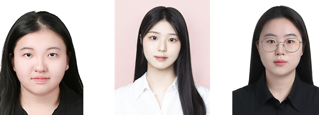 한국기술교육대 고용서비스정책학과 학생들이 '2026년 한국기계항공기술학회 하계학술대회'에서 우수논문으로 우수상 등을 수상했다. 왼쪽부터 이나연·변나영·류수희 학생(사진=한국기술교육대)