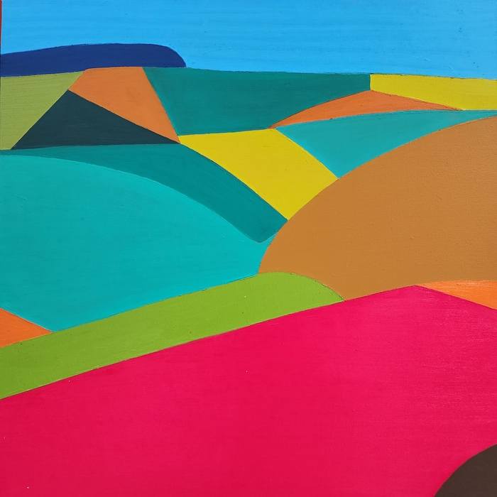 송인헌 작가 작품(Giverny,194x194cm, Oil on canvas, 2023)