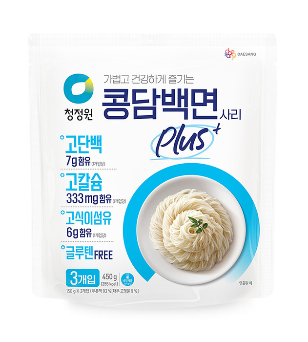 콩담백면 플러스 제품 이미지. 〈자료 대상〉