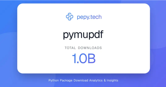 이파피루스 'PyMuPDF' 10억 다운로드 돌파…AI 문서 전처리 수요 급증