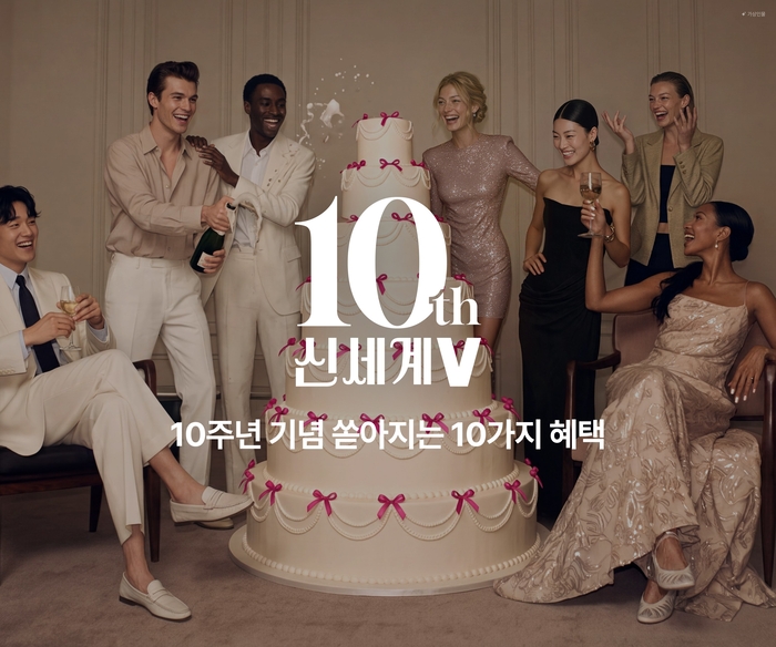 신세계V, 론칭 10주년 맞아 '10가지 선물' 쏟아낸다